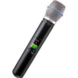 SLX2/BETA87C Shure SLX2/BETA87C : Bộ phát kèm micro không dây cầm tay