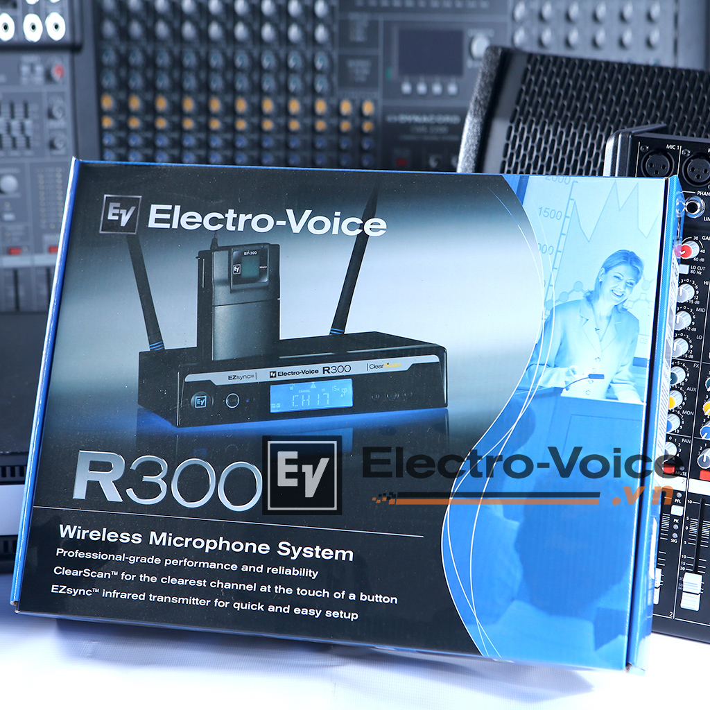 Micro không dây cài đầu Electro-Voice/  EV R300-E-A