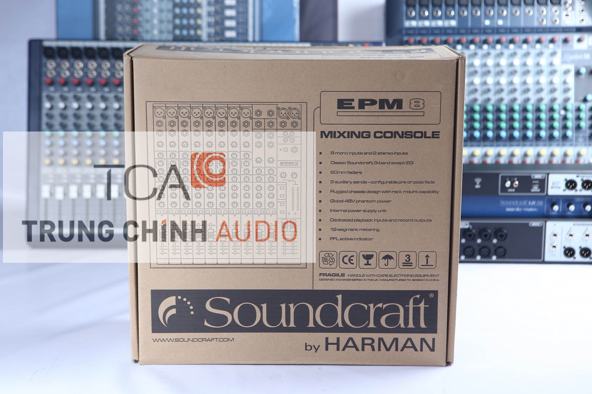 Soundcraft EPM8 : Bàn trộn Mixer