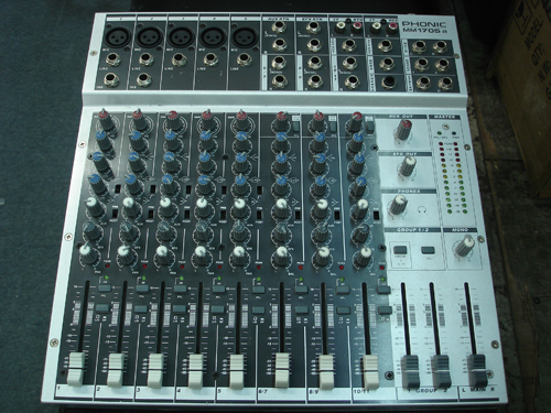 MIXER PHONIC MM 1705 A CU , MUA BAN MIXER CU , MUA BAN BO TRON CU , BO