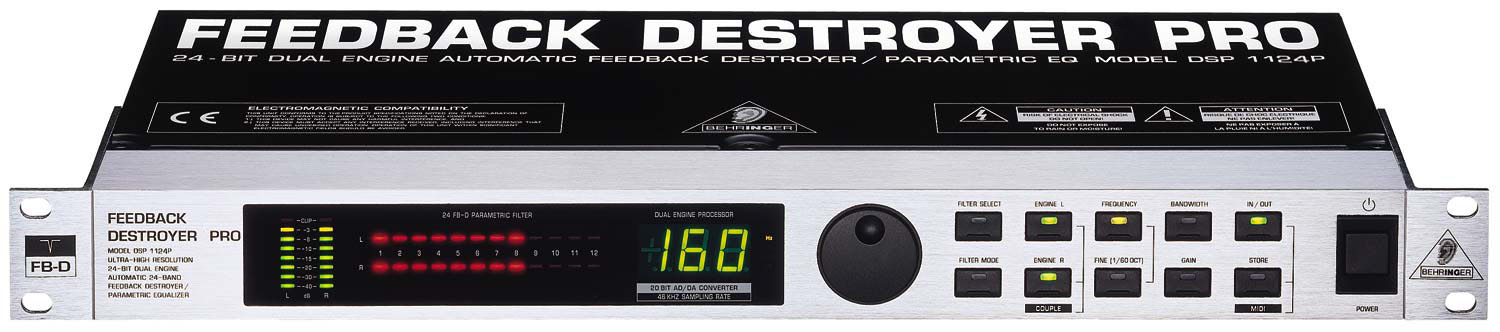 FEEDBACK DESTROYER PRO DSP1124P ,behringer dsp1124p ,mua feebback dsp1124p